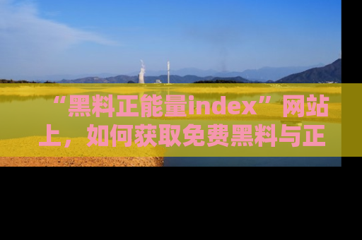 “黑料正能量index”网站上，如何获取免费黑料与正能量资讯？