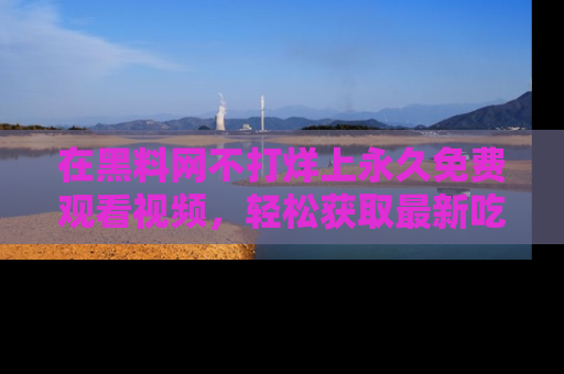 在黑料网不打烊上永久免费观看视频,轻松获取最新吃瓜资讯!
