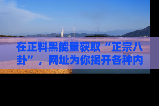 在正料黑能量获取“正宗八卦”,网址为你揭开各种内幕故事!