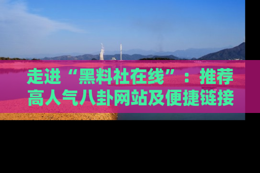走进“黑料社在线”:推荐高人气八卦网站及便捷链接的全面指南